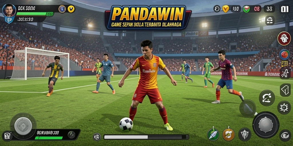 Tangkapan layar dari gameplay dinamis di PANDAWIN.