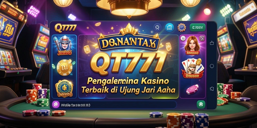 Tampilan menarik dari gameplay Kasino di QT777.