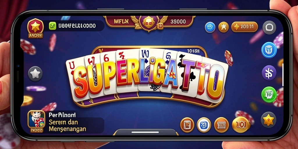 Gameplay seru dalam SUPERLIGATOTO dengan berbagai mode Domino.