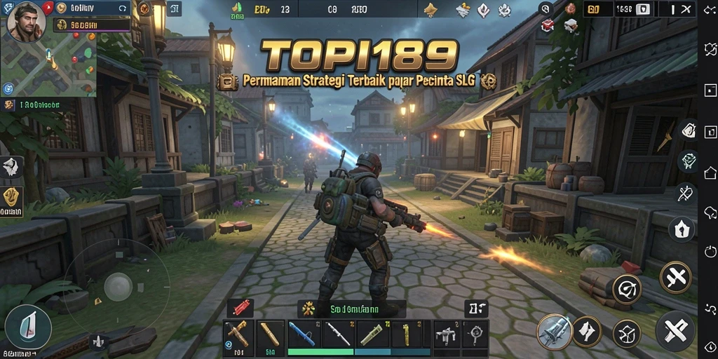 Tampilan gameplay SLG yang mendebarkan dan strategis.